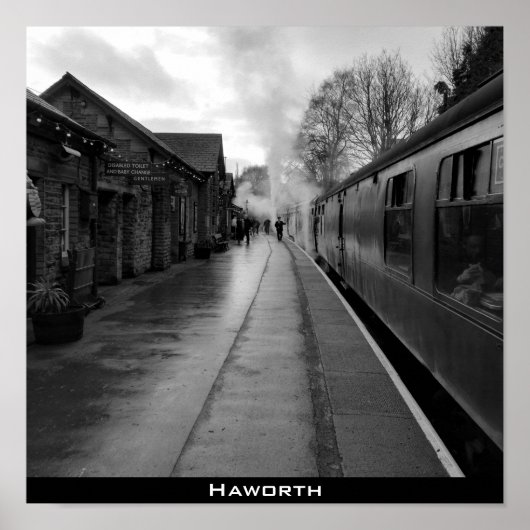 Haworth Heritage Eisenbahn Poster (Vorne)