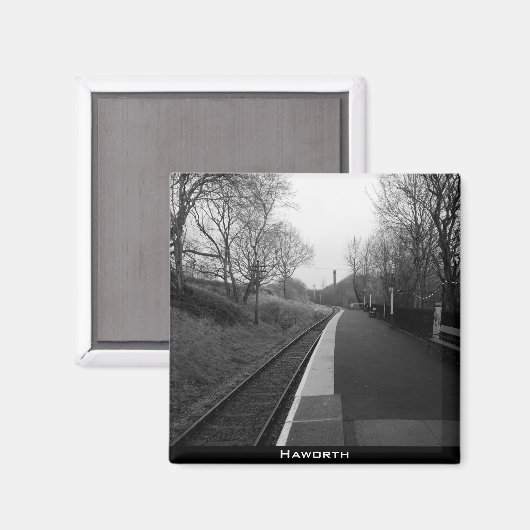 Haworth Railway Magnet (Vorderseite/Rückseite)