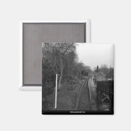 Haworth Railway Magnet (Vorderseite/Rückseite)