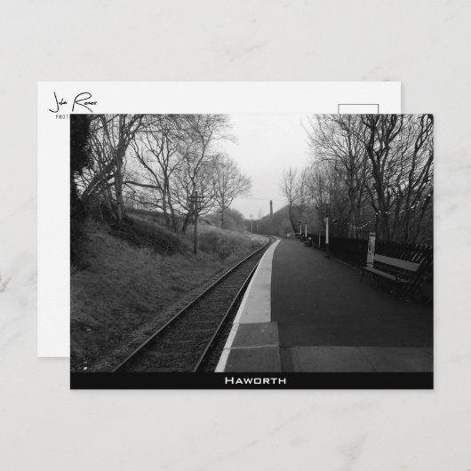 Haworth Railway Postkarte (Vorne/Hinten)