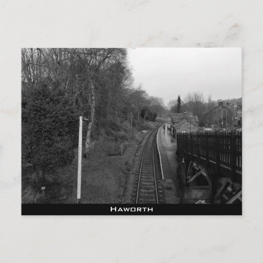 Haworth Railway Postkarte (Vorderseite)