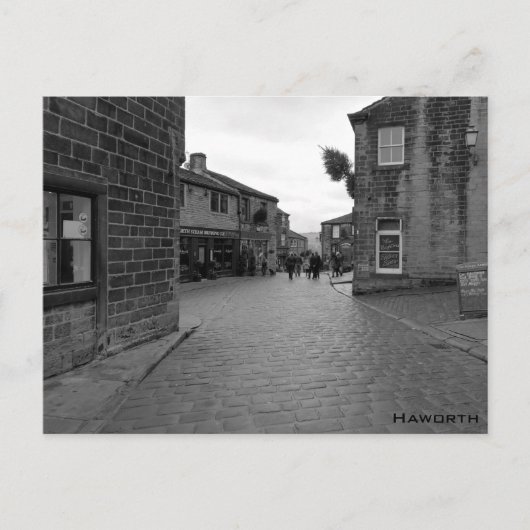 Haworth Town Postkarte (Vorderseite)
