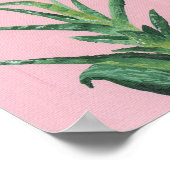 Haworthia Succulent Acrylic Painting Poster (Ecke)