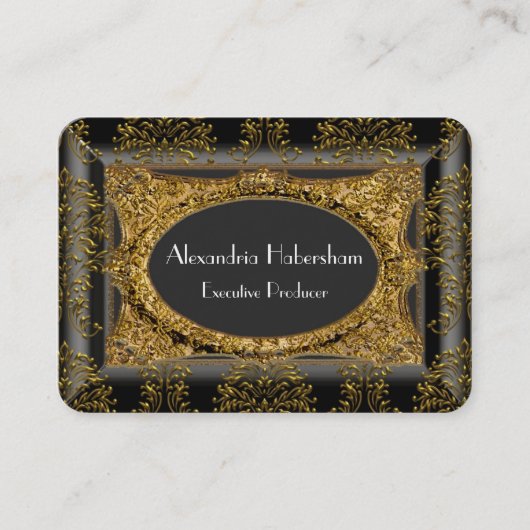 Hawshaythe elegante berufliche Runde Visitenkarte (Vorderseite)