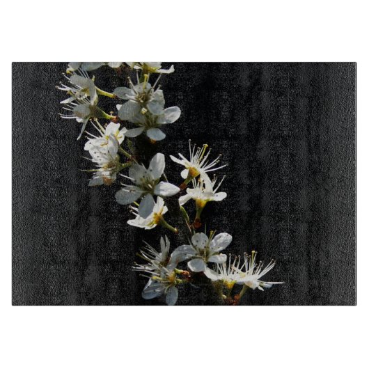 Hawthorn-Blume cbcna Schneidebrett (Vorderseite)