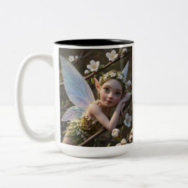 Hawthorn Blume Fairy Zweifarbige Tasse