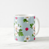 Hawthorn-Blume Kaffeetasse (VorderseiteRechts)