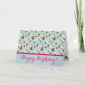 Hawthorn-Blume Karte (Vorderseite)