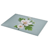 Hawthorn-Blume Schneidebrett (Ecke)