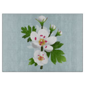 Hawthorn-Blume Schneidebrett (Vorderseite)