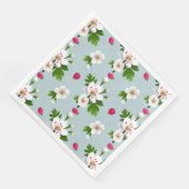 Hawthorn-Blume Serviette (Ecke)