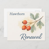 Hawthorn — Renewal Postkarte (Vorne/Hinten)