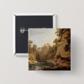 Hawthornden Schloss, nahe Edinburgh, c.1820-22 (Öl Button (Vorne & Hinten)