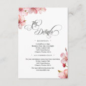 Hawthorne Calligraphy QR Code Enclosure Card Begleitkarte (Vorderseite)