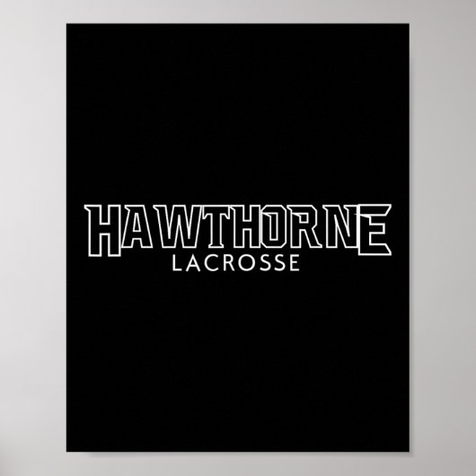 Hawthorne Lacrosse 2024 Poster (Vorne)