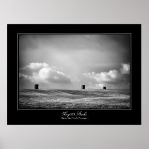 Hay303 Stapel, Kunstgalerie-Stil Poster