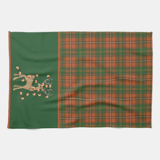 Hay Ancient Original Tartan Christmas Geschirrtuch (Horizontal)