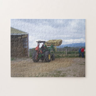 Hay auf der Ranch bewegen Puzzle