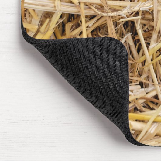 Hay Bale Background Mousepad (Ecke)