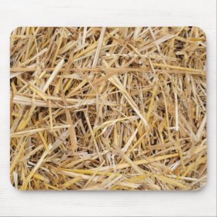 Hay Bale Background Mousepad