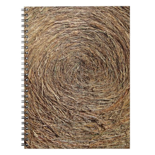 Hay Bale Notebook Notizblock (Vorderseite)