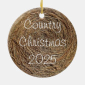 Hay Bale Ornament (Hinten)