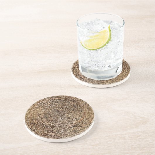 Hay Bale Untersetzer (Seite)