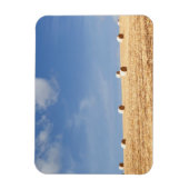 Hay Bales auf dem Feld Magnet (Vertikal)