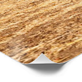 Hay Bales auf dem Feld Poster (Ecke)