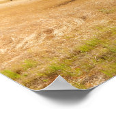 Hay Bales im Herbst Poster (Ecke)