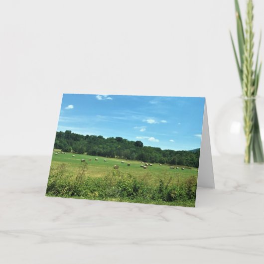 Hay Bales, Wytheville, Virginia Karte (Vorderseite)