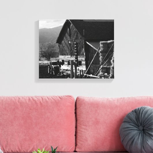 Hay Barn Leinwanddruck (Insitu (Wohnzimmer))