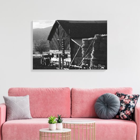 Hay Barn Leinwanddruck (Insitu (Wohnzimmer))