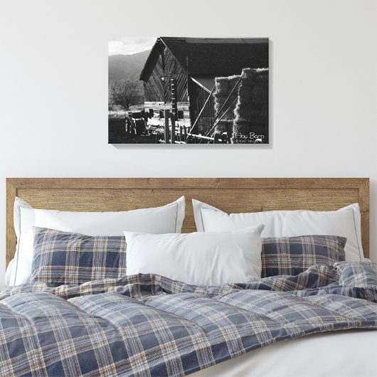 Hay Barn Leinwanddruck (Insitu (Schlafzimmer))