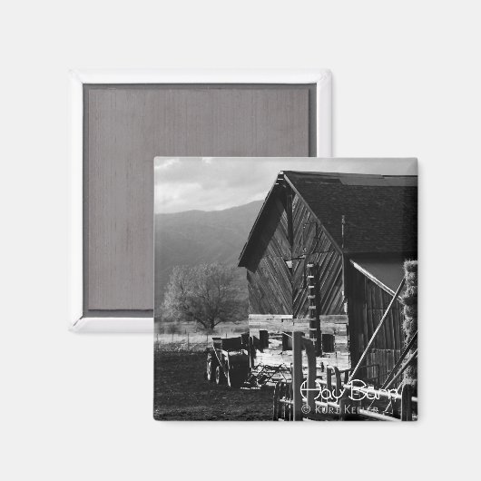 Hay Barn Magnet (Vorderseite/Rückseite)