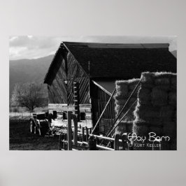 Hay Barn Poster