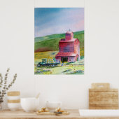Hay Barn Print Poster (Küche)