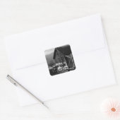 Hay Barn Quadratischer Aufkleber (Umschlag)