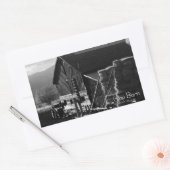 Hay Barn Rechteckiger Aufkleber (Umschlag)