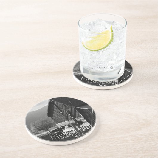 Hay Barn Sandstein Untersetzer (Seite)