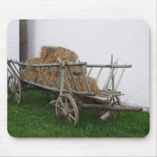 Hay Cart Mousepad