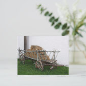 Hay Cart Postkarte (Stehend Vorderseite)