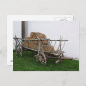 Hay Cart Postkarte (Vorne/Hinten)