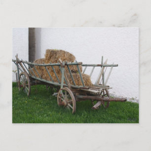 Hay Cart Postkarte