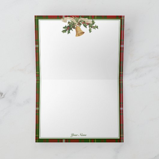 Hay Clans neues Slains Castle Note Weihnachtskarte (Innenseite)