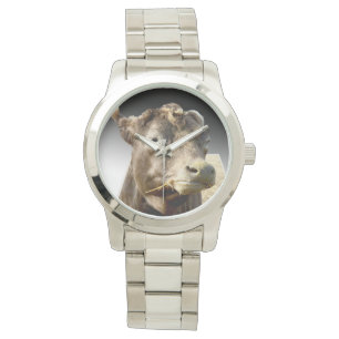 Hay Day: Eine braune Kuh stürmt im Pop aus. Armbanduhr