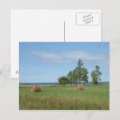Hay Field Postcard Postkarte (Vorne/Hinten)