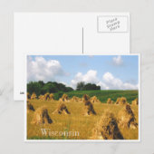 Hay Field Postkarte (Vorne/Hinten)