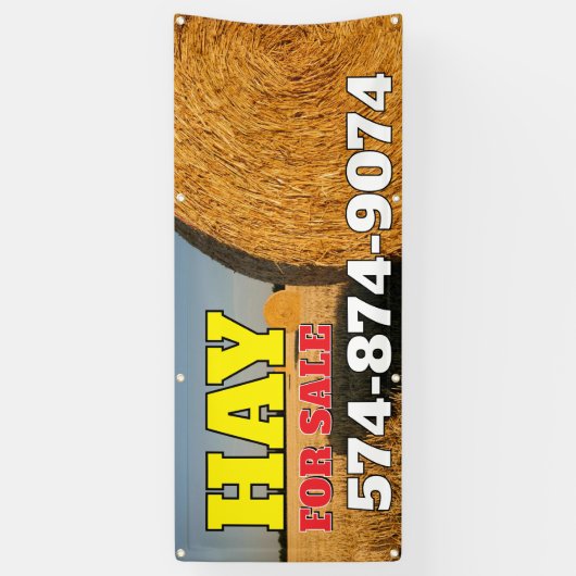 Hay for Sale Custom Banner (Vertikal)
