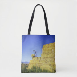 Hay Hauling Farm Ranch Cowboy Cowgirl Tote Bag Tasche